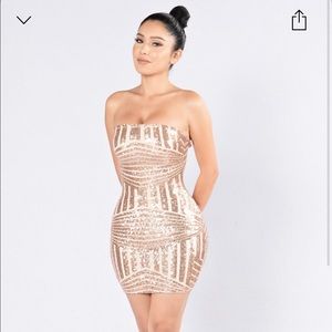 Breathtaking Dress - Rose Gold